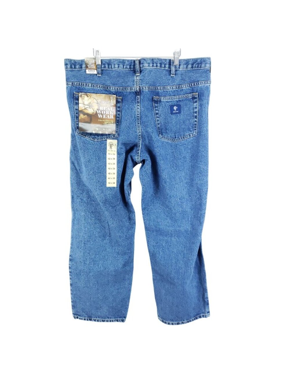 RK Brand Relaxed Fit Work Jeans Men's Size 42x29 Medium Wash